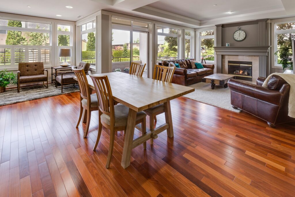 wooden floor